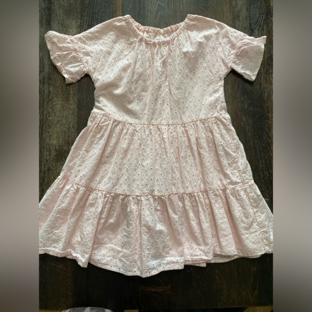 Gymboree Light Pink Eyelet dress size 8